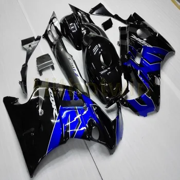 

Custom motorcycle Fairings for 1991-1994 CBR600F2 91 92 93 94 ABS Plastic motor panels+Botls+blue black