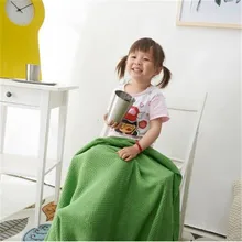 Акриловая вязаная пеленка для новорожденных, обертывание, супер мягкое одеяло для малышей, зимние спальные постельные принадлежности, накидка для автомобильного сиденья 100X80 см