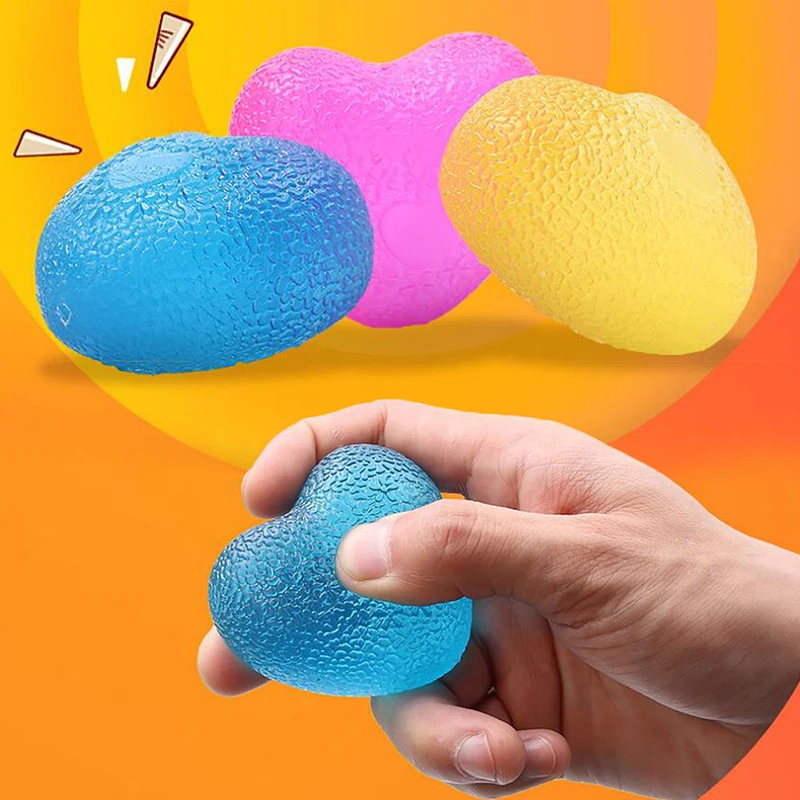 6.5*6cm Fitness Hand Therapy Balls Exercises Squeeze Ball Home Exercise