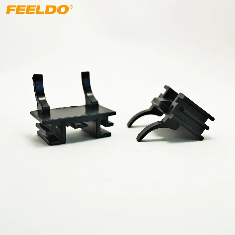 

FEELDO 2Pcs Car Bulbs Socket Conversion Adapter For Fiat 500 H7 Xenon Hi-Beam Installation