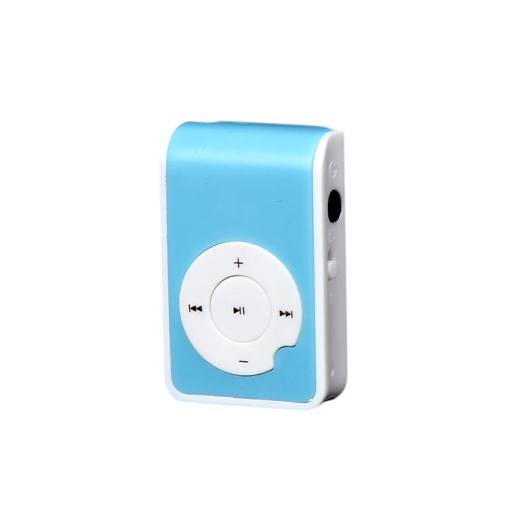 AIKEGLOBAL Hifi мини металлический USB MP3 плеер с зажимом Поддержка Micro SD TF карта музыкальный медиа Прямая