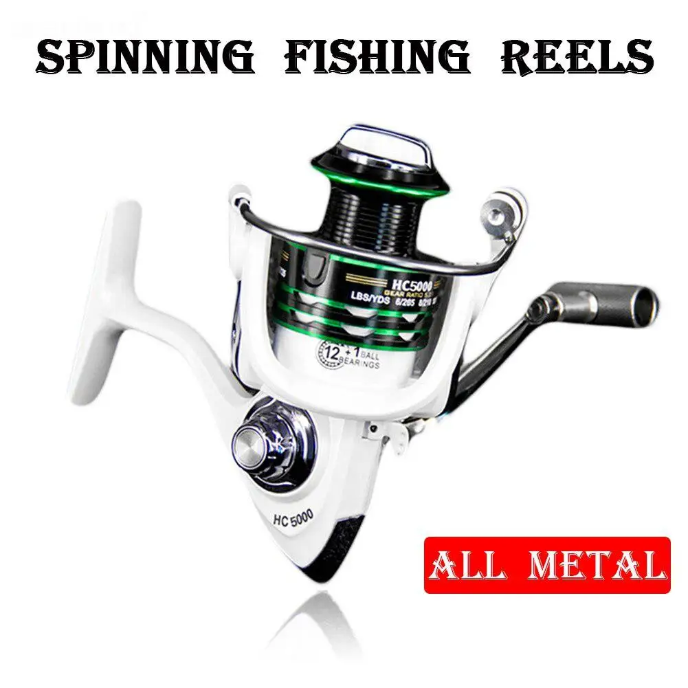 

Spinning Fishing Reel Spinning Distant Wheel On 12+1BB 8KG Max Drag All Metal Spool Left Right Hand Exchangeable Fishing Wheels