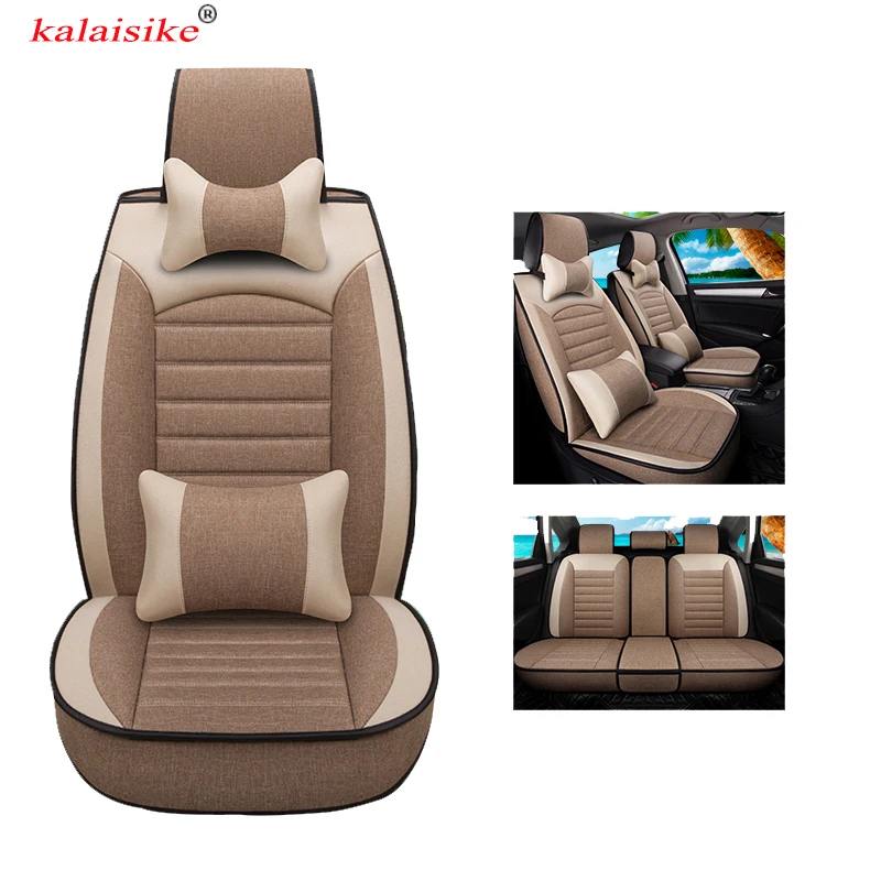 

kalaisike universal Flax car seat covers for Mazda all models CX-7 CX-5 mazda 6 3 626 323 M2 CX-3 auto styling car accessories