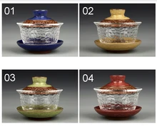Glas gai wan teaset China kungfu Tee-Sets Dehua gaiwan tee porzellan teekanne tee-set für reise Schöne einfache wasserkocher