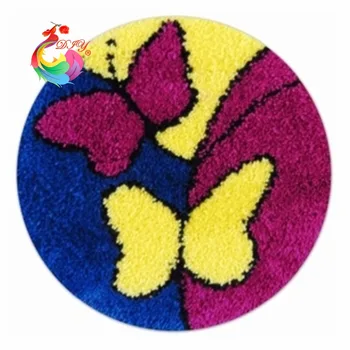 

circle carpets set of crochet hooks tool kit in a suitcas knitting tools Handmade carpet cross stitch thread embroidery kits