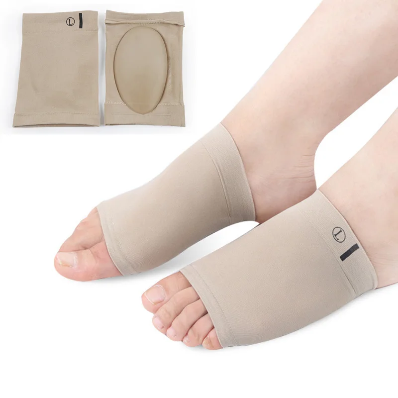 1 Pair Arch Support Socks Orthotic Arch Support Sleeve Cushion Foot Pad Correction Patch Feet