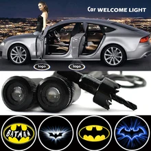 2 X Автомобильный Дверной светильник лазерный приветственный Призрак Тень проектор Бэтмен Логотип светильник для Ford Focus 2 Fiesta F150 Mondeo Transit Mustang