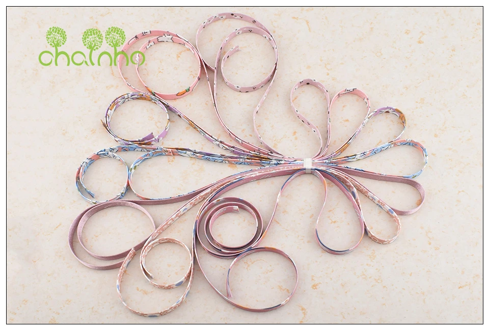 Chainho, 21 шт./лот, розовая Цветочная серия, набор хлопковой ленты для подарков ручной работы, рукоделия, упаковки, аксессуары для волос, свадьбы, материалы