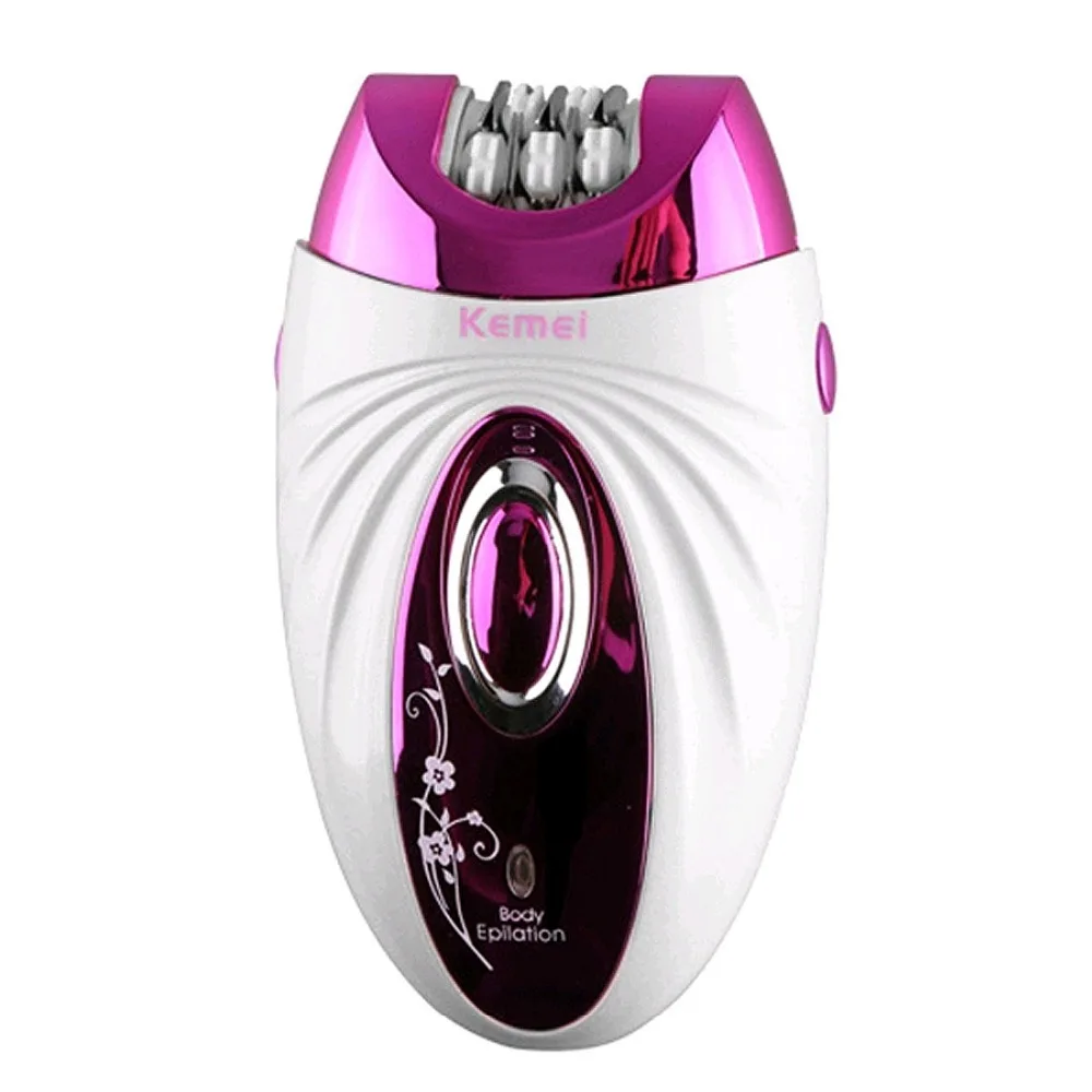 

Kemei KM-205 Professional 3 in 1 Women Epilator Set Multi-fuctional Rechargeable Eyebrows Trimmer Hair Removal Female Shaver