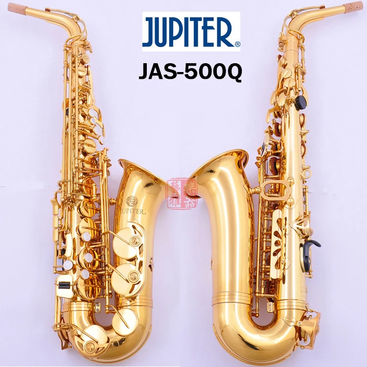 Taiwan Alto Saxophone JUPITER JAS 500Q Eb Electrophoresis gold Golden