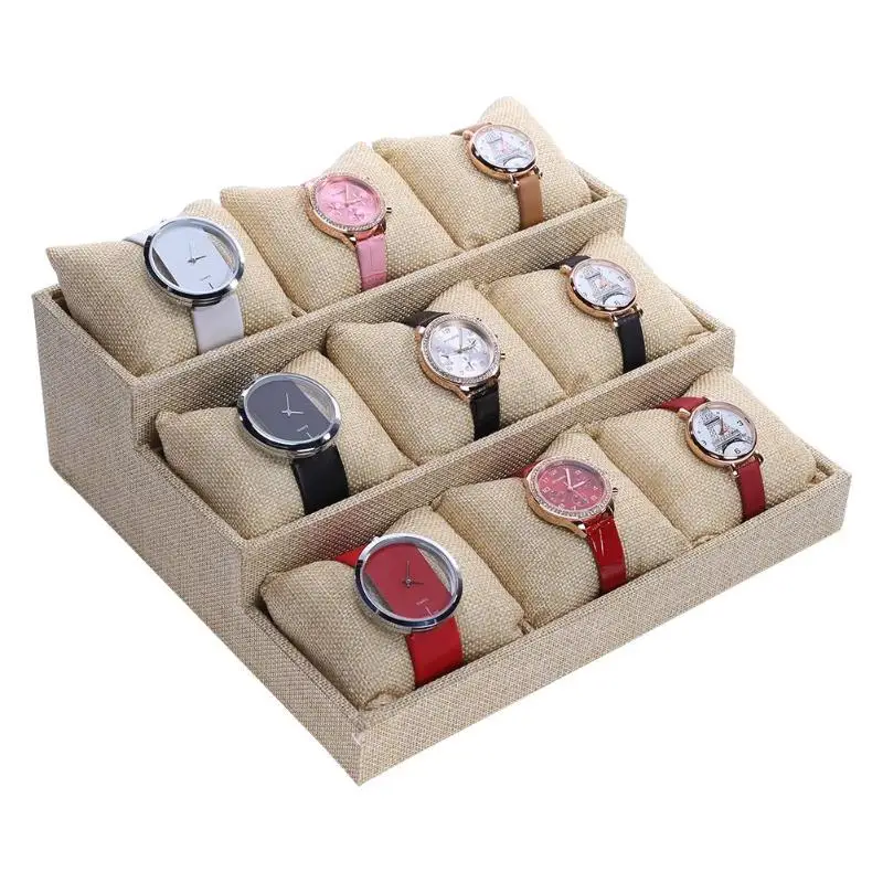 9-24Grids PU Leather Watch Box Case Professional Holder Organizer for Clock Watches Jewelry Boxes Case Display best gift