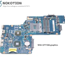 NOKOTION материнская плата для ноутбука Toshiba Satellite C50 C55 основная плата 15,6 ''GT710M DDR3 HM76 H000061960 PT10FG комплектующие фотоаппарата SONY DSC MB H000062020