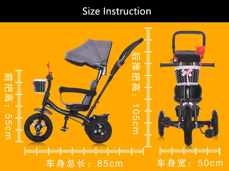 Discount New Brand Child tricycle High quality swivel seat child tricycle bicycle baby buggy stroller BMX Baby Car Bike 6 Discount New Brand Child tricycle High quality swivel seat child tricycle bicycle baby buggy stroller BMX Baby Car Bike 6