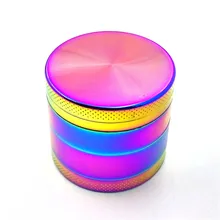Ice Blue Shredder Mini Herb Herbal Grinder Tobacco Smoke Smoking Pipe Accessories Metal Crusher Hand Muller blue smoke