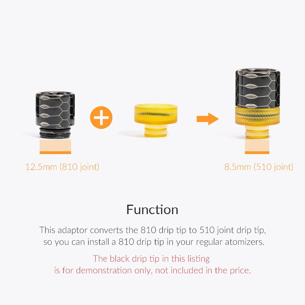 1 шт. мундштук для атомайзера RTA RDA 510 810|Аксессуары| |