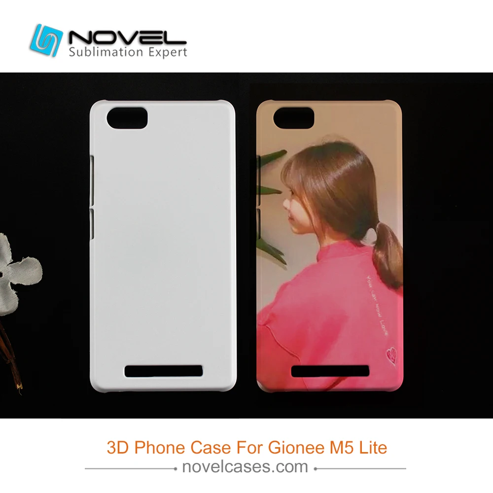3D sublimation cell phone case for Gionee M5 Lite,blank pc