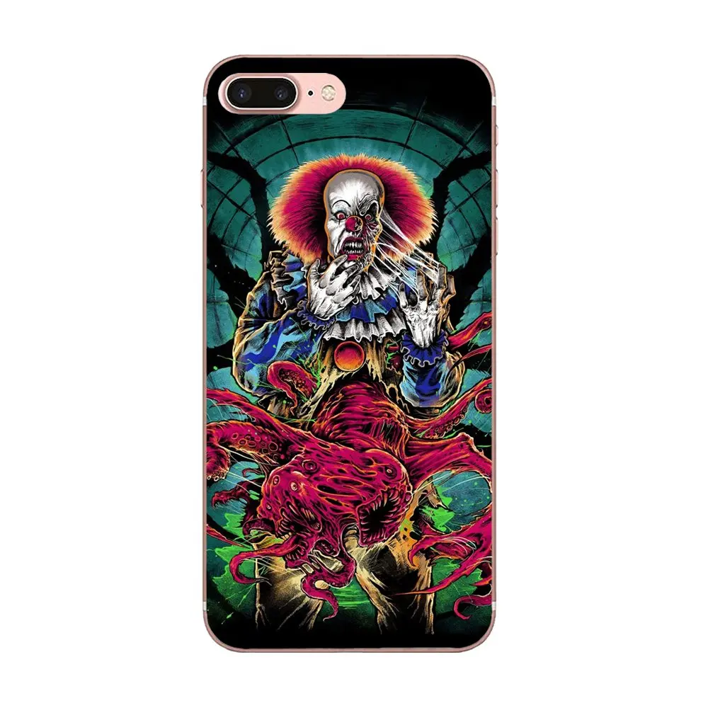 Чехол из ТПУ It Pennywise Clown Horror Black для Xiaomi Note 3 4 Mi3 Mi4 Mi4C Mi4i Mi5 Mi 5S 5X 6 6X A1 Max Mix 2|Бамперы| |
