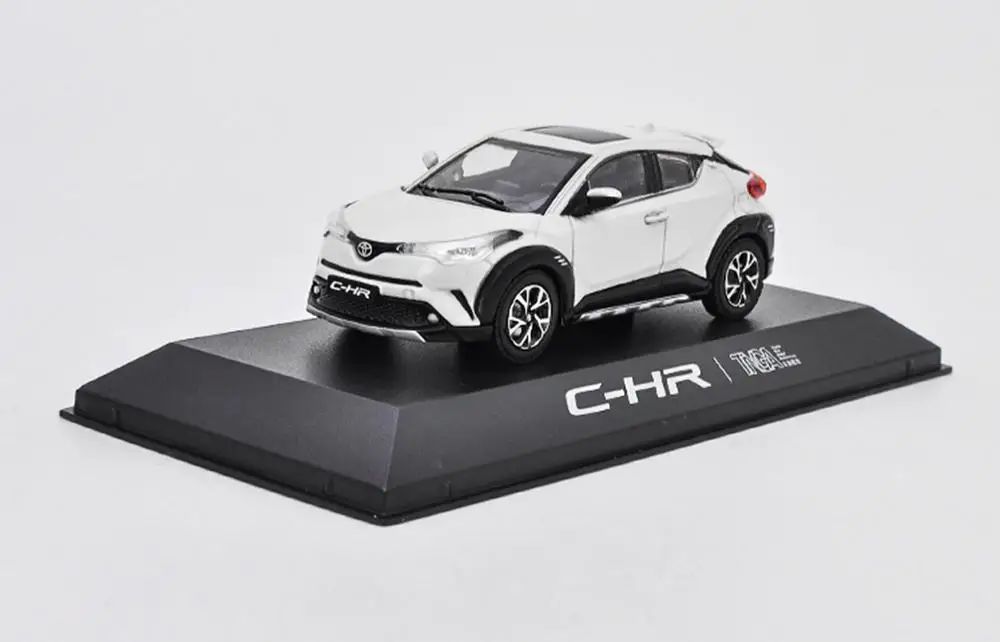 1/43 Toyota ЧР C HR Белый литья под давлением модель автомобиля коллекция