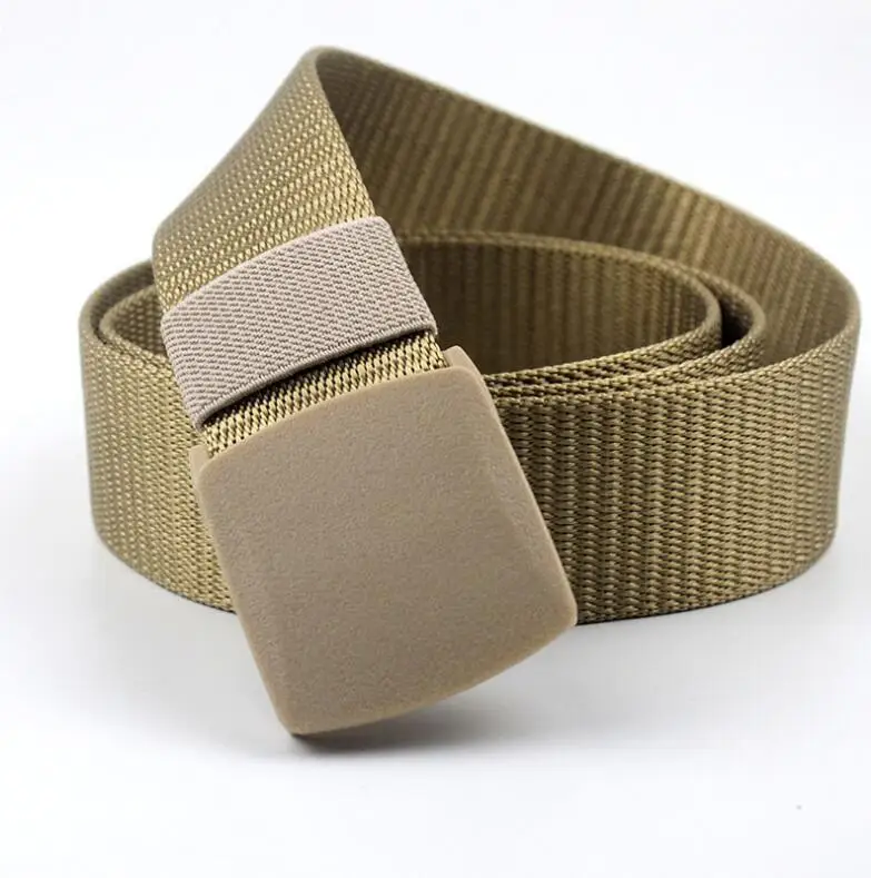 mens dress belts Men's belt Adjustable women Belt Men Outdoor Travel Tactical Waist High Quality Automatic Buckle Nylon Unisex Belts Strap 3.8cm brown designer belt