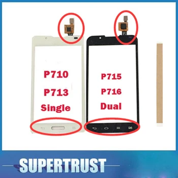 

For LG Optimus L7 II 2 P715 P716 P710 P713 Dual Single Sim Optimus Touch Screen Digitizer Black White color With tape