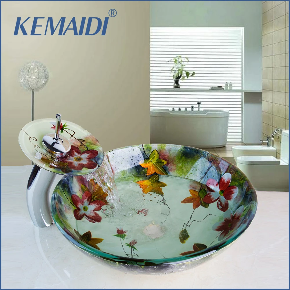 Online Get Cheap Vessel Bowl Faucets Aliexpresscom Alibaba Group - Kemaidi Modern Tempered Glass Vessel Faucet Bowl Popup Drain Waterfallspout Round Sink online get cheap vessel bowl faucets aliexpresscom alibaba group - kemaidi modern tempered glass vessel faucet bowl popup drain waterfallspout round sink