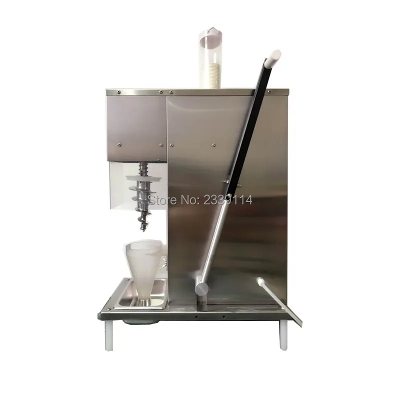 

Commercial Ice Cream Fruit Blender screw stirring Machine Propeller Blunger Milk Shake Mixer yogurt ice cream mixer machine