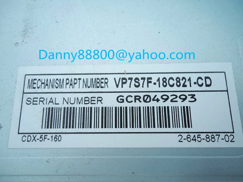 SONII 6 Disc cd changer mechanism CDX-5F661RVA CDX-5F-160 tuner for F-o-r-d F-o-c-u-s Mondio car radio G&M Parts 2pcs/lot