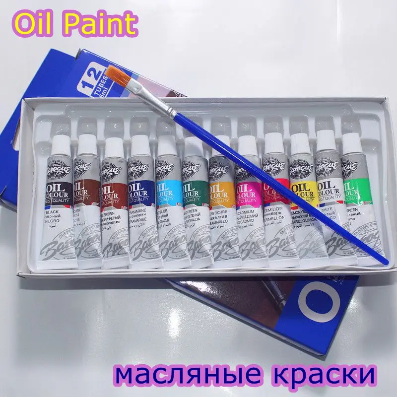 Масляные краски товары для рукоделия 5 цветов 6 мл|oil colors|oil colors paintsoil paint paintings |