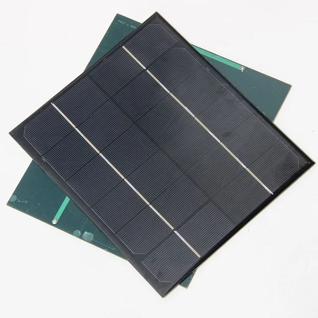 

BUHESHUI 6W 6V Monocrystalline Solar Panel Solar Cell Module DIY Solar Charger For 3.6V Battery Education Kits 170*200*3MM