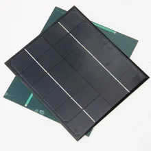 BUHESHUI 6W 6V Monocrystalline Solar Panel Solar Cell Module DIY Solar Charger For 3 6V Battery