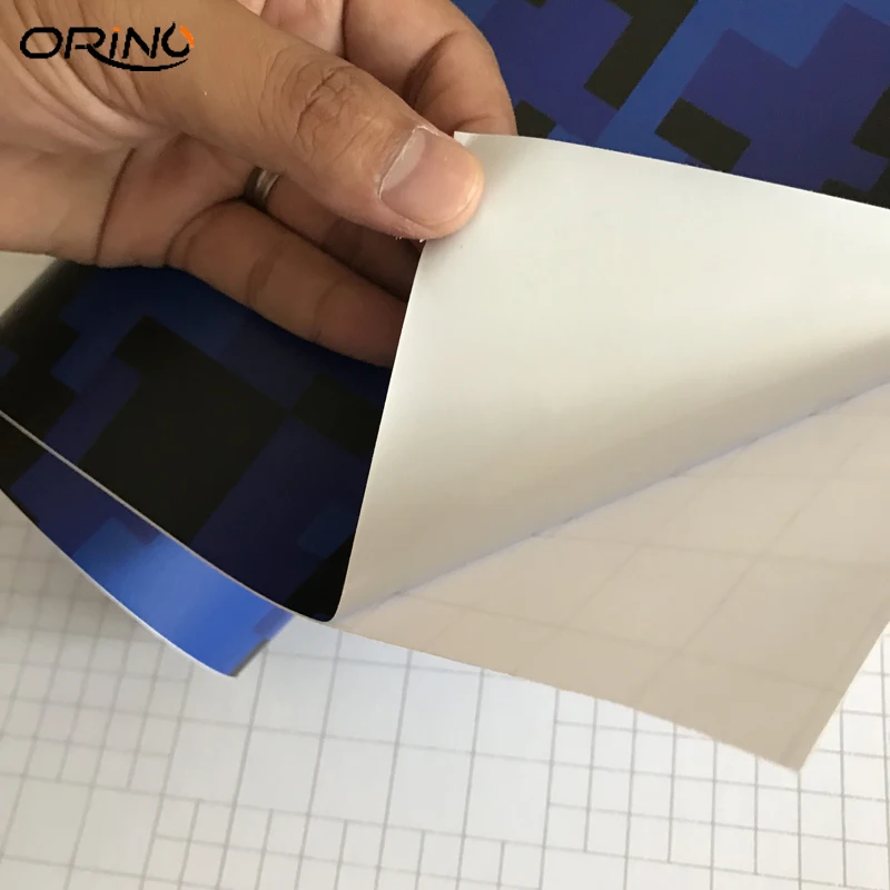 Blue Digtial Vinyl Film Sticker-4