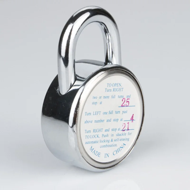 Rotary Padlock Code Lock Digital Combination Safe Round Dial Number Luggage Suitcase Security Latch Tool Accessory 7