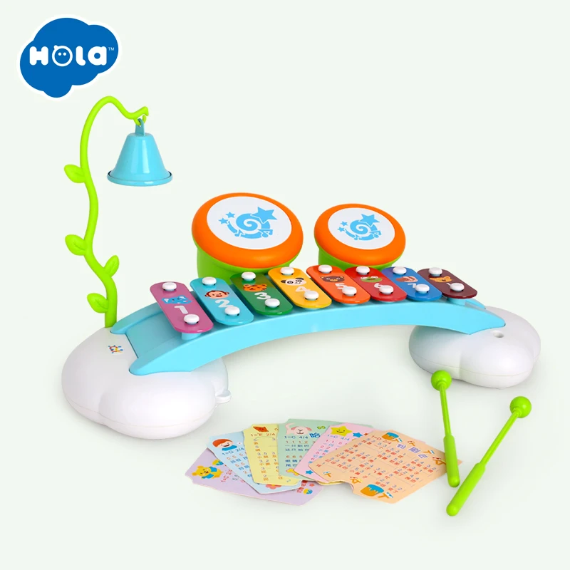 Baby Learning Toy Musical Rainbow Xylophone Piano Bridge for Kids with Ringing Bell and Drums Wisdom Juguetes Music Instrument Baby Learning Toy Musical Rainbow Xylophone Piano Bridge for Kids with Ringing Bell and Drums Wisdom Juguetes Music Instrument