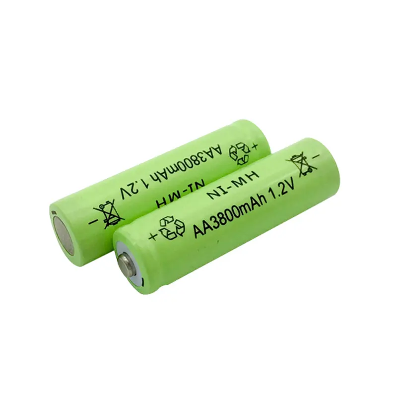 8 шт ni-mh 1,2 V 3800 mAh Зеленый AA перезаряжаемый никель-металлический гидридный аккумулятор 14 мм * 50 мм