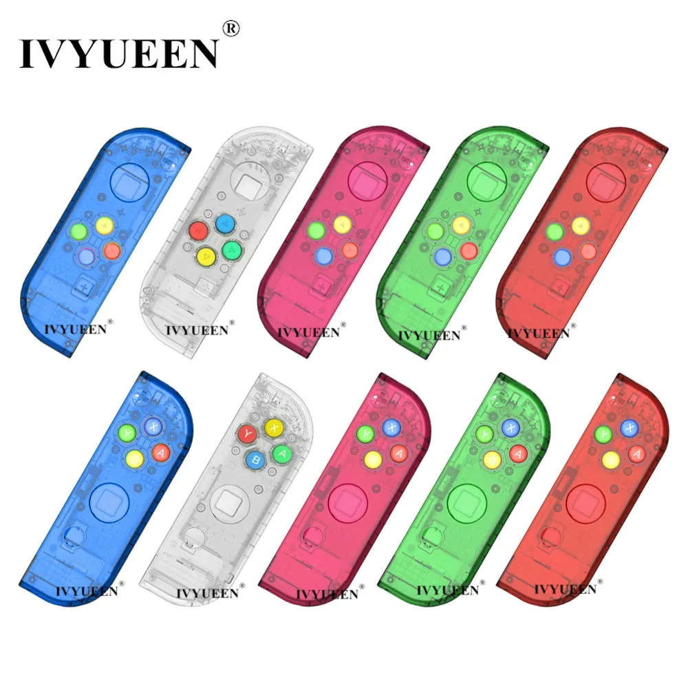 

IVYUEEN for Joycon Controller Housing Shell for Nintend Switch Joy-Con Controller Replacement Left Right Case with ABXY Buttons