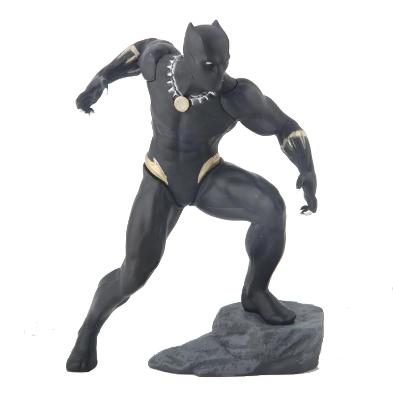 Marvel Мстители Черная пантера фигурки ART модель игрушки 18 см