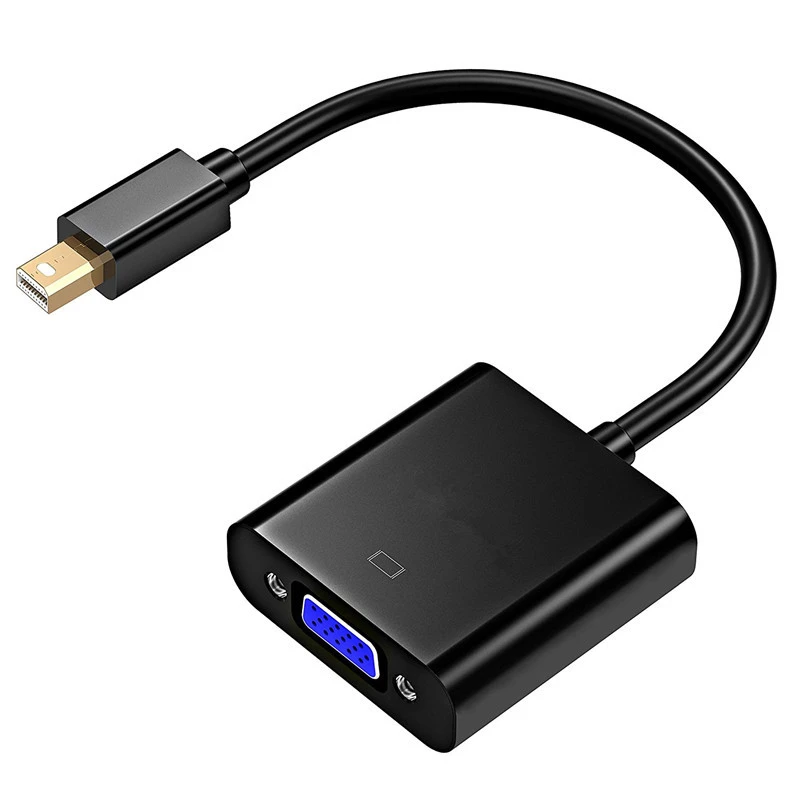 Mayitr 1 шт. 2 цвета Мини DP к VGA видео адаптер 1080p порт дисплея Thunderbolt кабели для Apple Macbook