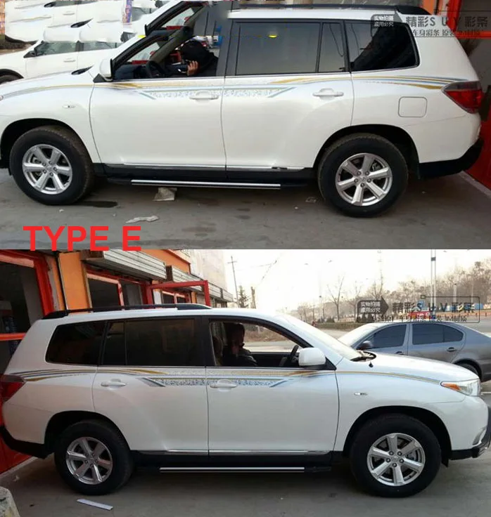 Luhuezu 5 типов 3M кузова автомобиля Стикеры для Toyota Highlander Kluger аксессуары 2009 2010 2011 2012 2013 лет