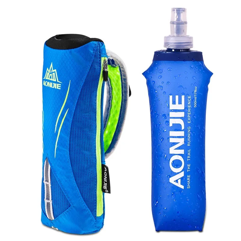 AONIJIE Running Hand Hold Bag 500ml Soft Kettle Outdoor Sport Water
