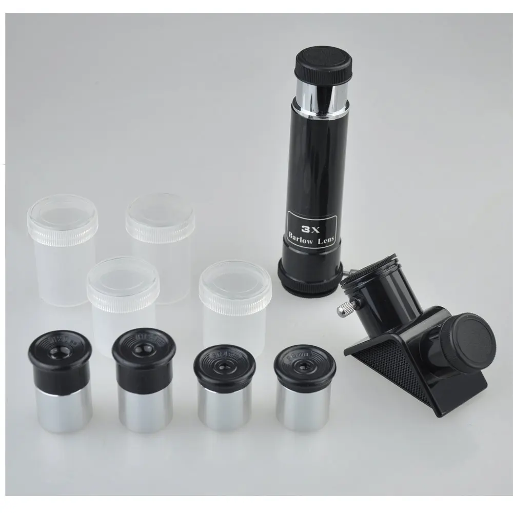 Kit de Acessórios Telescópio para 0.965 Polegada Telescópio-com Quatro Oculares Uma Diagonal Lente Barlow 3x 0.965