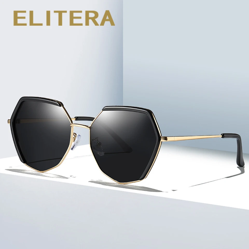 ELITERA Новые Модные Винтажные поляризационные солнцезащитные очки для женщин и