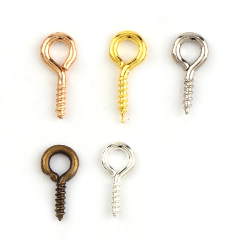 100 шт./лот DIY4x8mm маленькая овчина для глаз гвозди аксессуары ювелирных изделий с