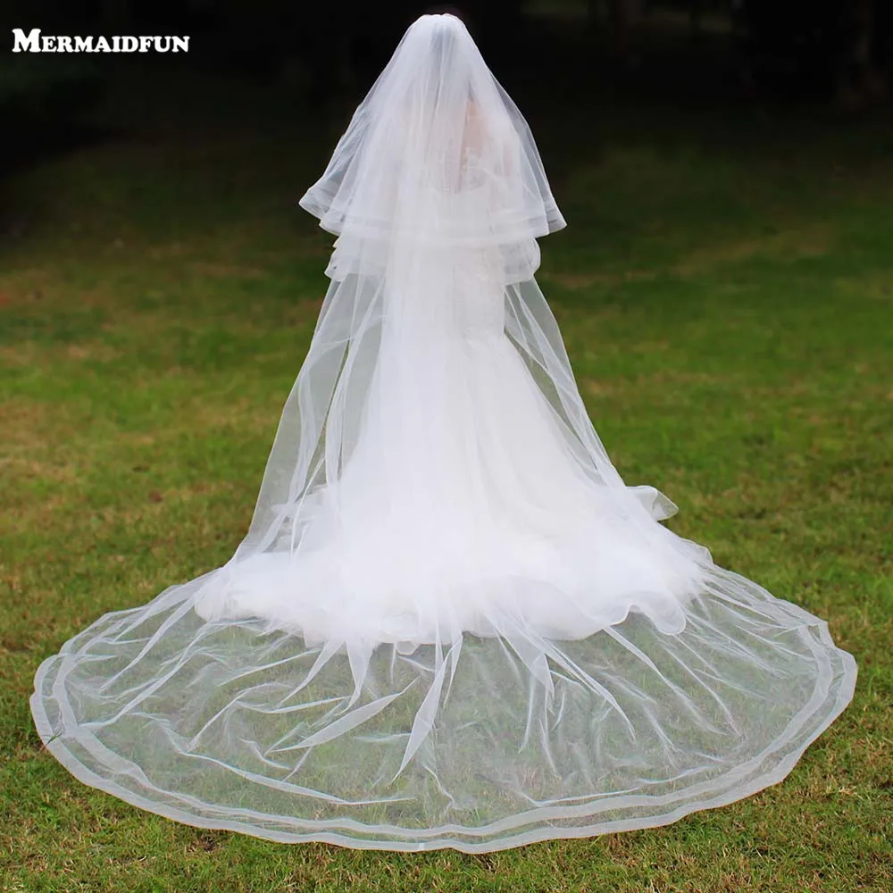 horsehair edge cathedral veil