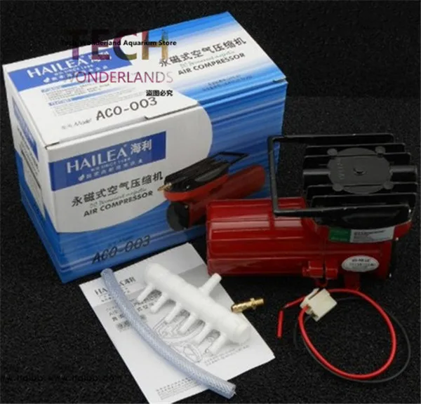 NEW Aquarium HAILEA ACO 003 DC permanent air compressor 60L