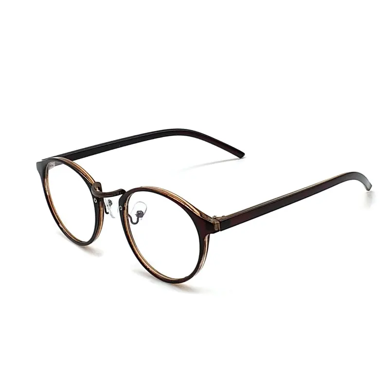 Очки для компьютера с защитой от синего излучения, мужские и женские прозрачные очки, модная оправа для очков, круглые очки для женщин, прозрачные линзы