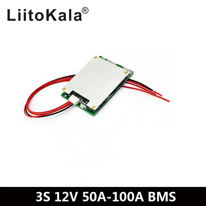 

BMS 3S 100A 12V Li-ion Lithium 18650 Battery protection circuit Packs PCB Board Balance Integrated Circuits Electronic Module