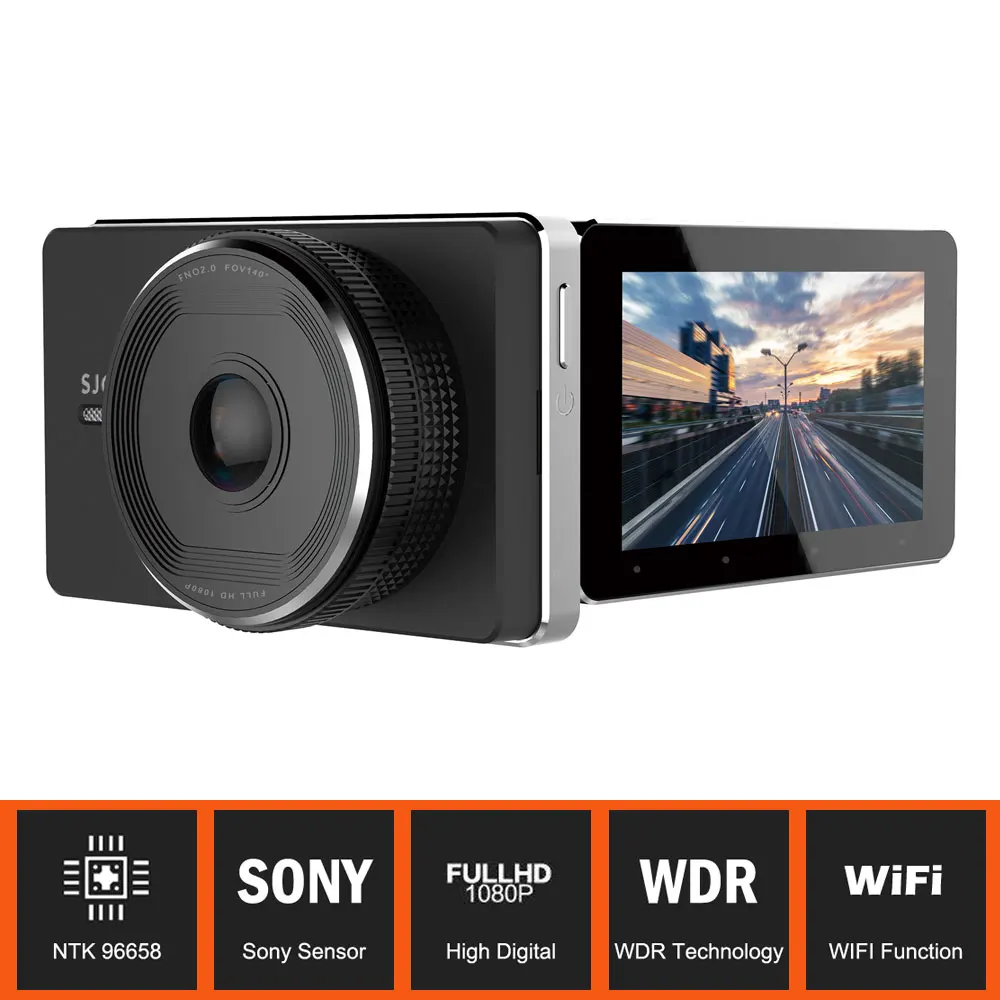 Оригинальный SJCAM SJDASH умный Автомобильный видеорегистратор 1080P Full HD 140 градусов Wifi M30 3 0 &quotночное видение WDR