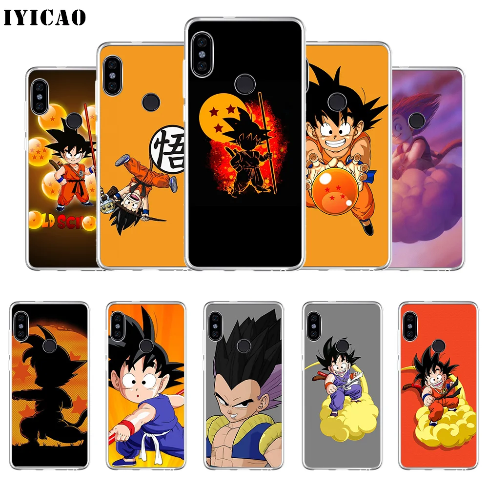 Мягкий силиконовый чехол для телефона IYICAO kid Goku Dragon ball Xiaomi Redmi 4A 5A 6A Note 7 6 5 Pro Plus 4X Prime