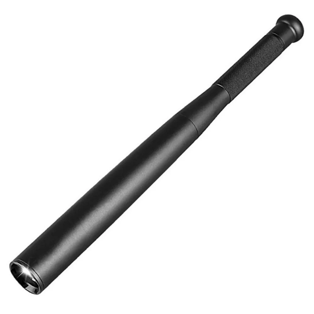 

36cm Aluminium Alloy Torch Waterproof T6 LED Flashlight Baseball Bat Baton Emergency Self Defense Tool for Lawman Driver