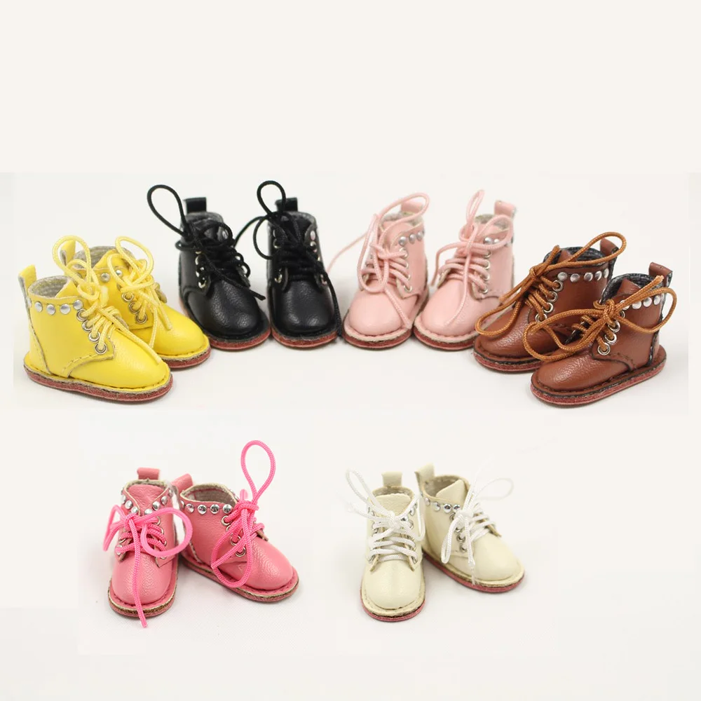 

Fortune Days Blyth doll Leather Manish Arora shoes with 6 differents color for suitable for 1/6 30cm Joint body